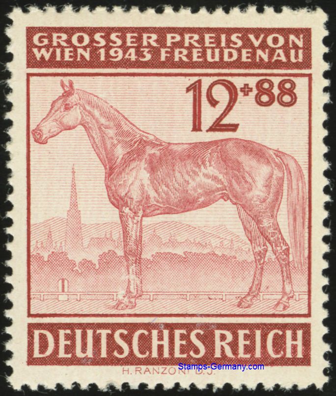 Briefmarke Deutsches Reich Michel 858
