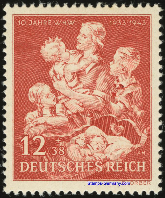 Briefmarke Deutsches Reich Michel 859