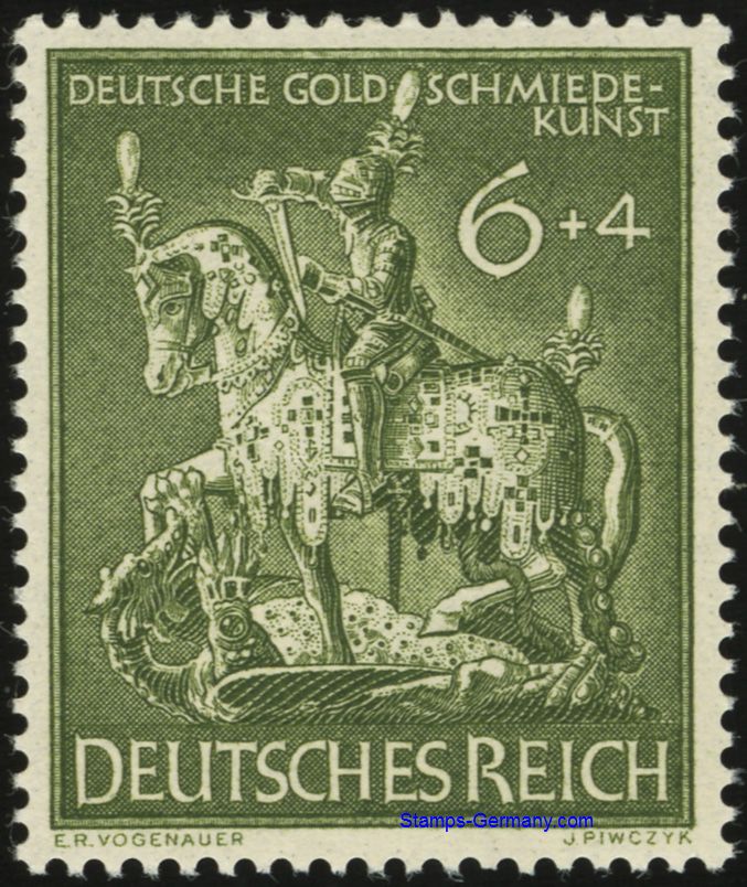 Briefmarke Deutsches Reich Michel 860