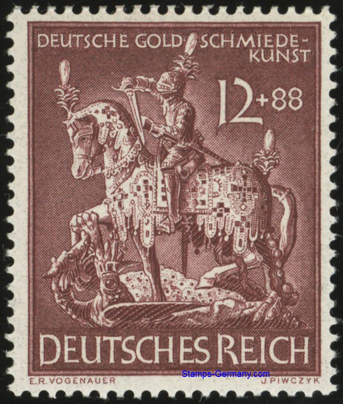 Briefmarke Deutsches Reich Michel 861
