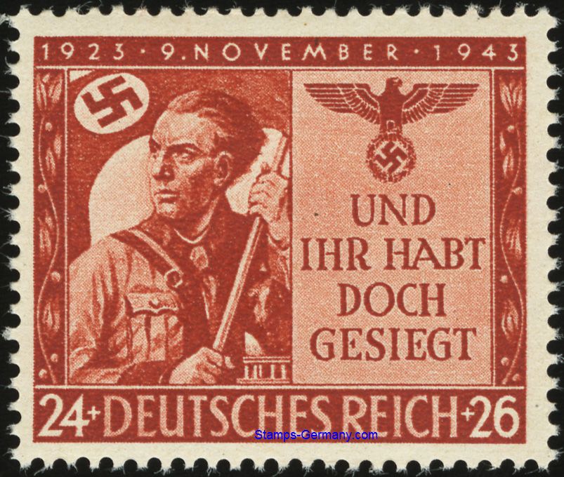 Briefmarke Deutsches Reich Michel 863