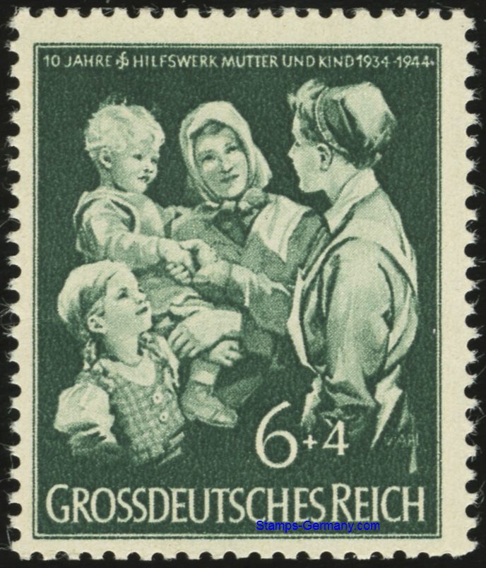 Briefmarke Deutsches Reich Michel 870