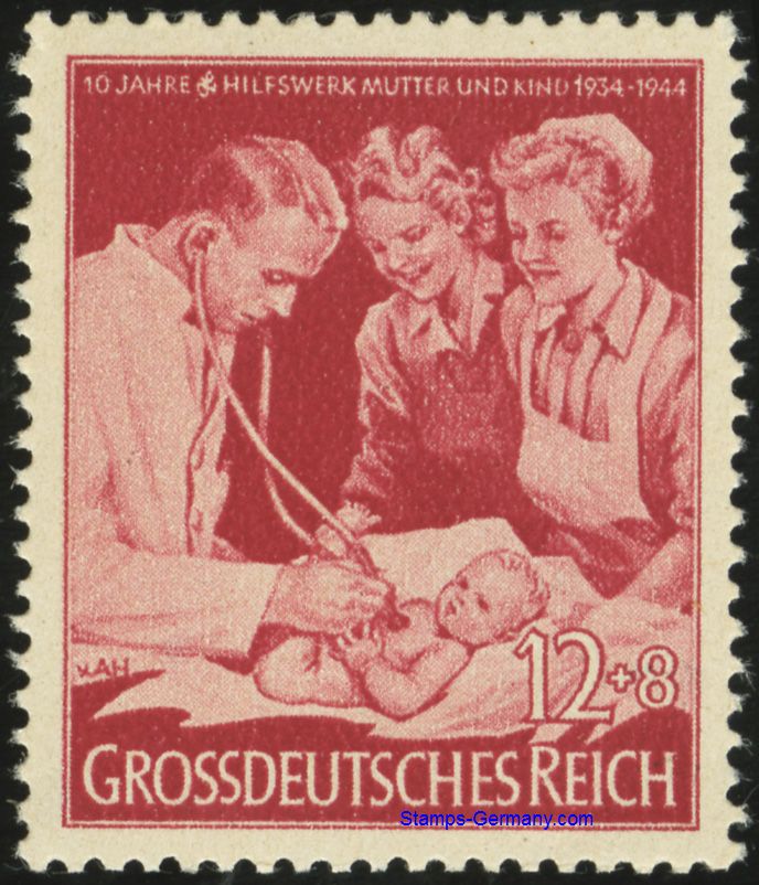 Briefmarke Deutsches Reich Michel 871