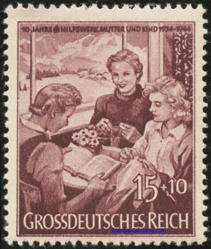 Briefmarke Deutsches Reich Michel 872