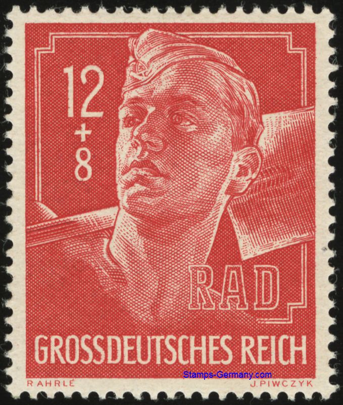 Briefmarke Deutsches Reich Michel 895
