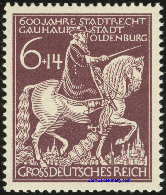 Briefmarke Deutsches Reich Michel 907