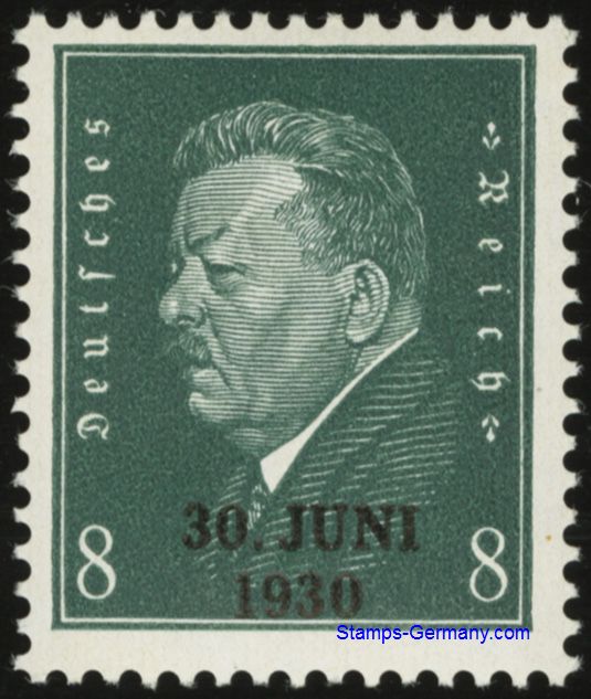 Briefmarke Deutsches Reich Michel 444