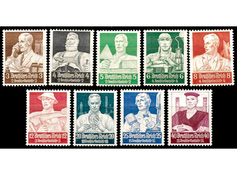 Briefmarke Deutsches Reich Michel 556/564