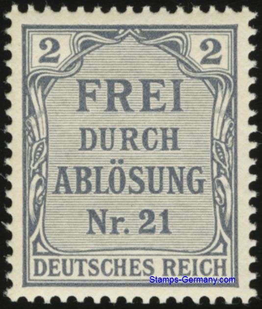 Briefmarke Michel Dienstmarken 1