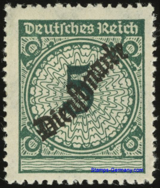 Briefmarke Michel Dienstmarken 100