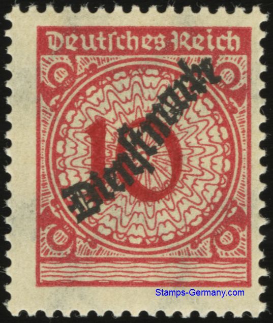 Briefmarke Michel Dienstmarken 101
