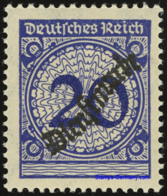 Briefmarke Michel Dienstmarken 102