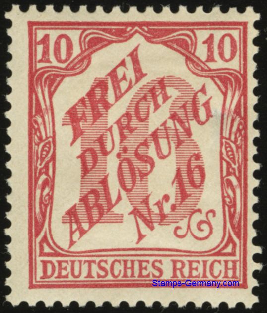 Briefmarke Michel Dienstmarke 12