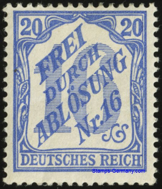 Germany Stamp Yvert Baden Service 5