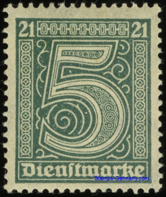 Germany Stamp Yvert Official 9