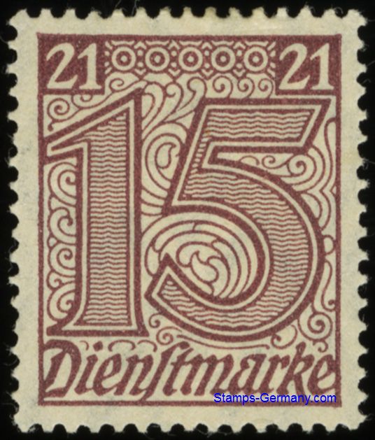 Germany Stamp Yvert Official 11