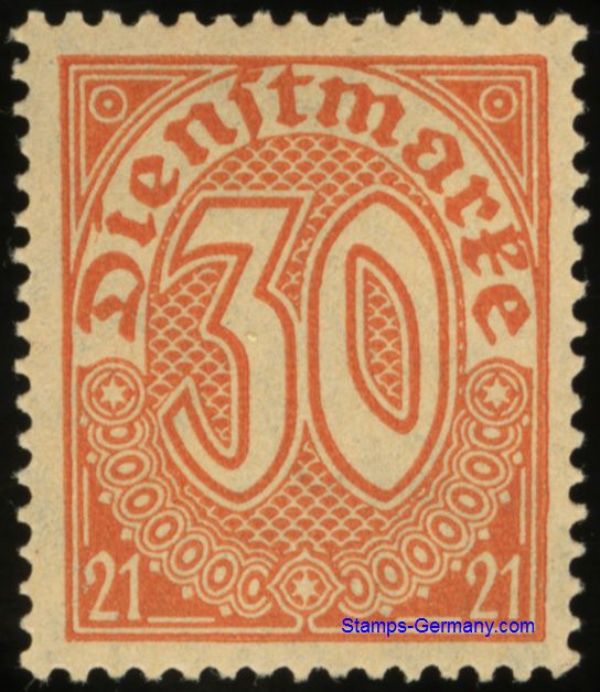 Briefmarke Michel Dienstmarke 20