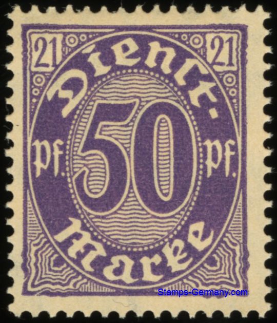 Briefmarke Michel Dienstmarke 21