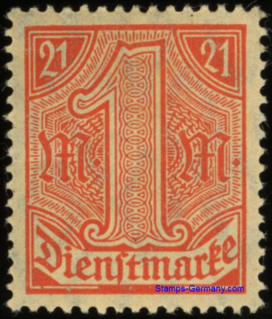 Germany Stamp Yvert Official 15