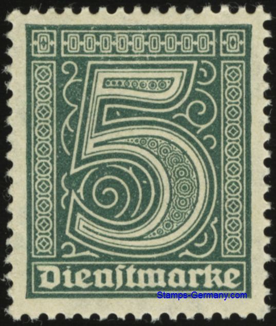 Germany Stamp Yvert Official 16
