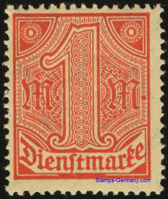 Germany Stamp Yvert Official 25