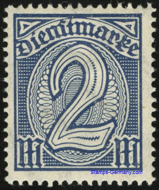 Germany Stamp Yvert Official 27