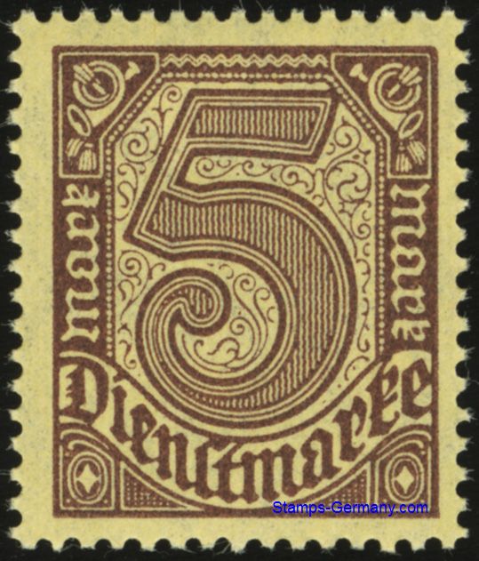 Germany Stamp Yvert Official 28