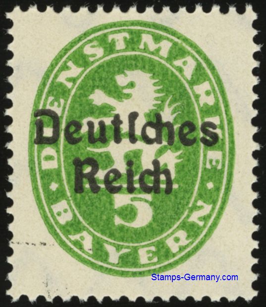 Germany Stamp Yvert Bayern 61