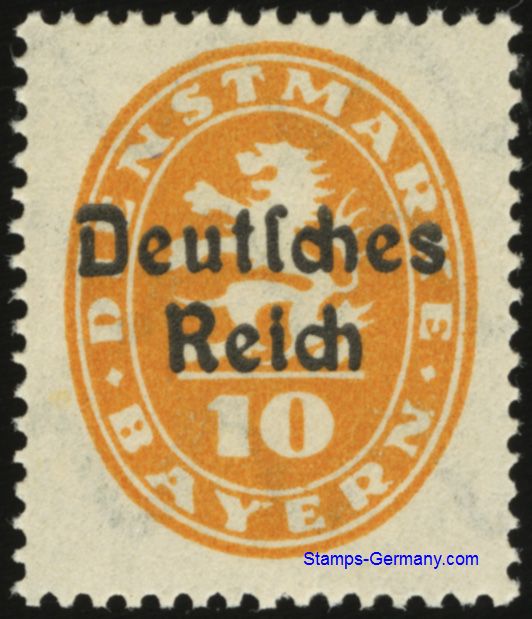 Germany Stamp Yvert Bayern 62