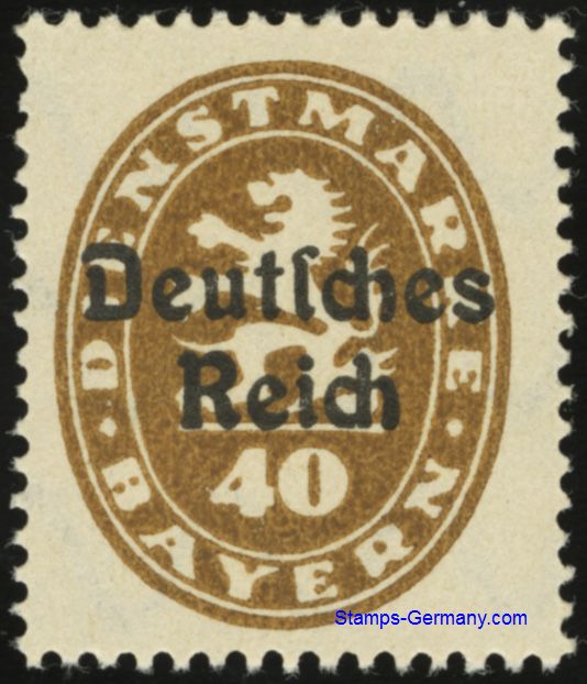 Germany Stamp Yvert Bayern 66