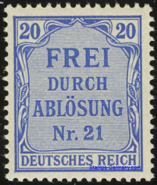 Germany Stamp Yvert Official 5
