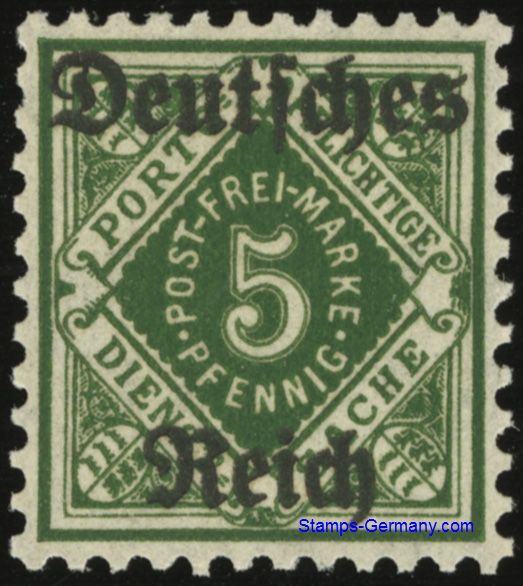 Briefmarke Michel Dienstmarke 52