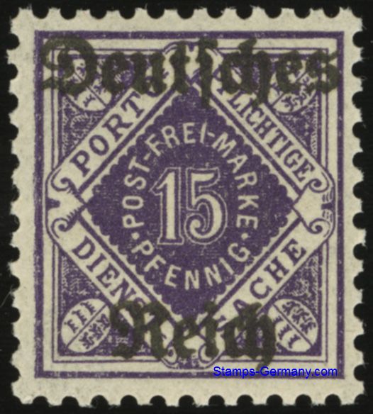 Briefmarke Michel Dienstmarke 54