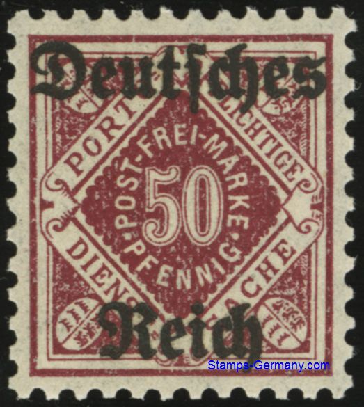 Briefmarke Michel Dienstmarke 56