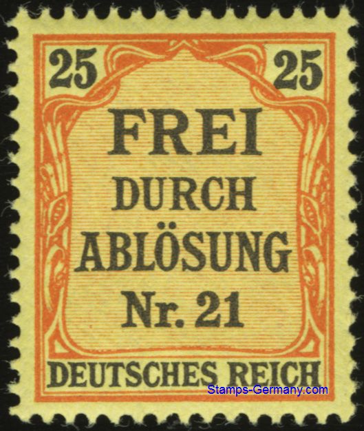 Germany Stamp Yvert Official 6