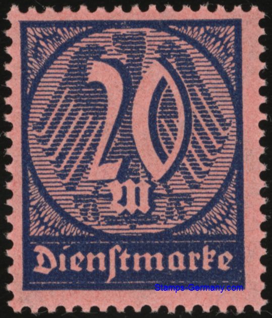 Briefmarke Michel Dienstmarke 72