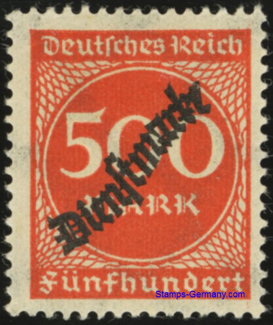 Briefmarke Michel Dienstmarke 81
