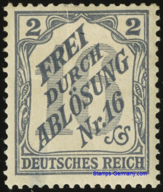 Germany Stamp Yvert Baden Service 1