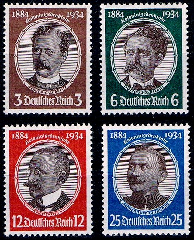 Briefmarke Deutsches Reich Michel 540/543