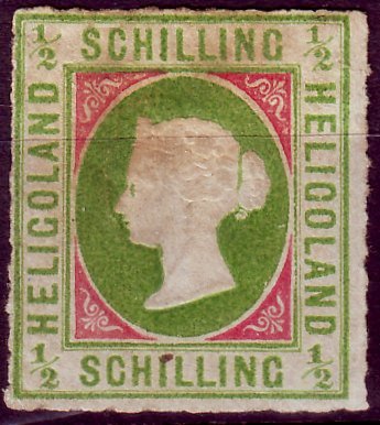 Briefmarke Altdeutschland - Helgoland Michel 1 - zum Schließen ins Bild klicken