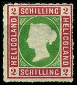 Briefmarke Altdeutschland - Helgoland Michel 3