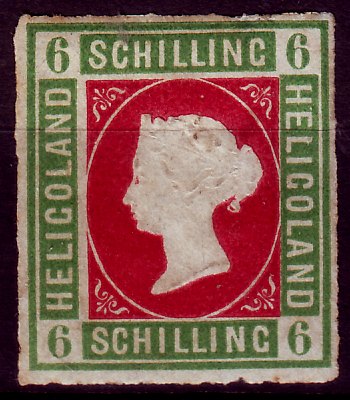 Briefmarke Altdeutschland - Helgoland Michel 4