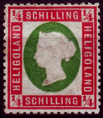 Briefmarke Altdeutschland - Helgoland Michel 8b - zum Schließen ins Bild klicken