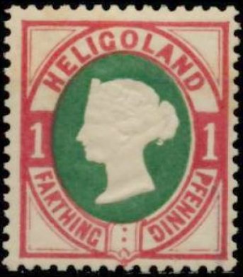 Briefmarke Altdeutschland - Helgoland Michel 11