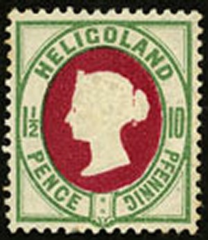 Briefmarke Altdeutschland - Helgoland Michel 14 - zum Schließen ins Bild klicken